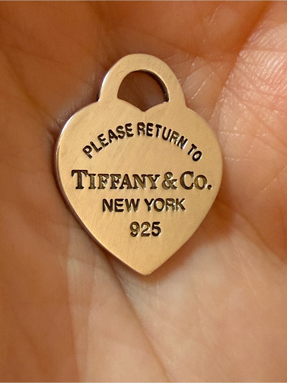 Tiffany & Co. 🤍 Return To Tiffany Heart Tag Charm in .925 Sterling Silver